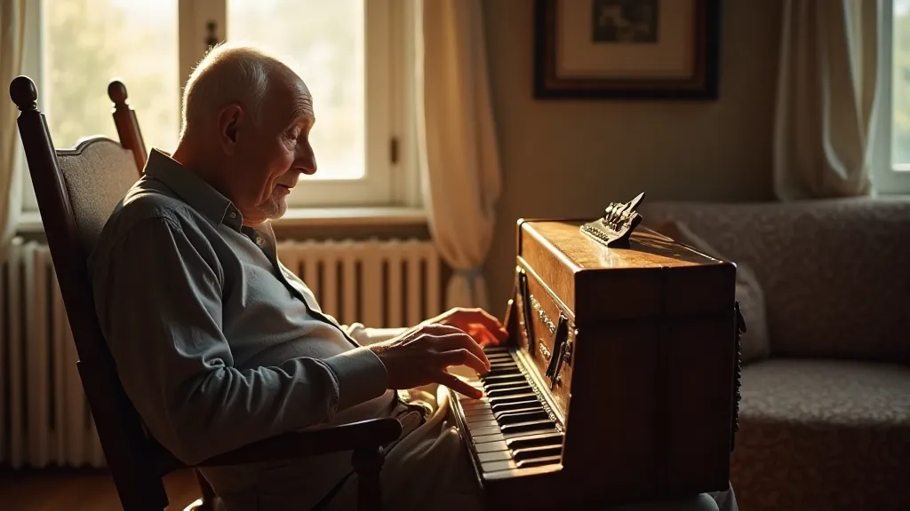 Gentleman with an accordion